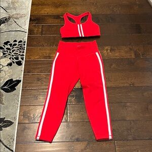 Old Navy red active set (selling as a set)